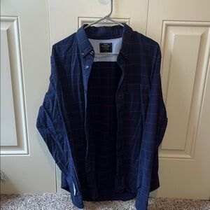 Abercrombie & Fitch Blue and Red Checkered button down